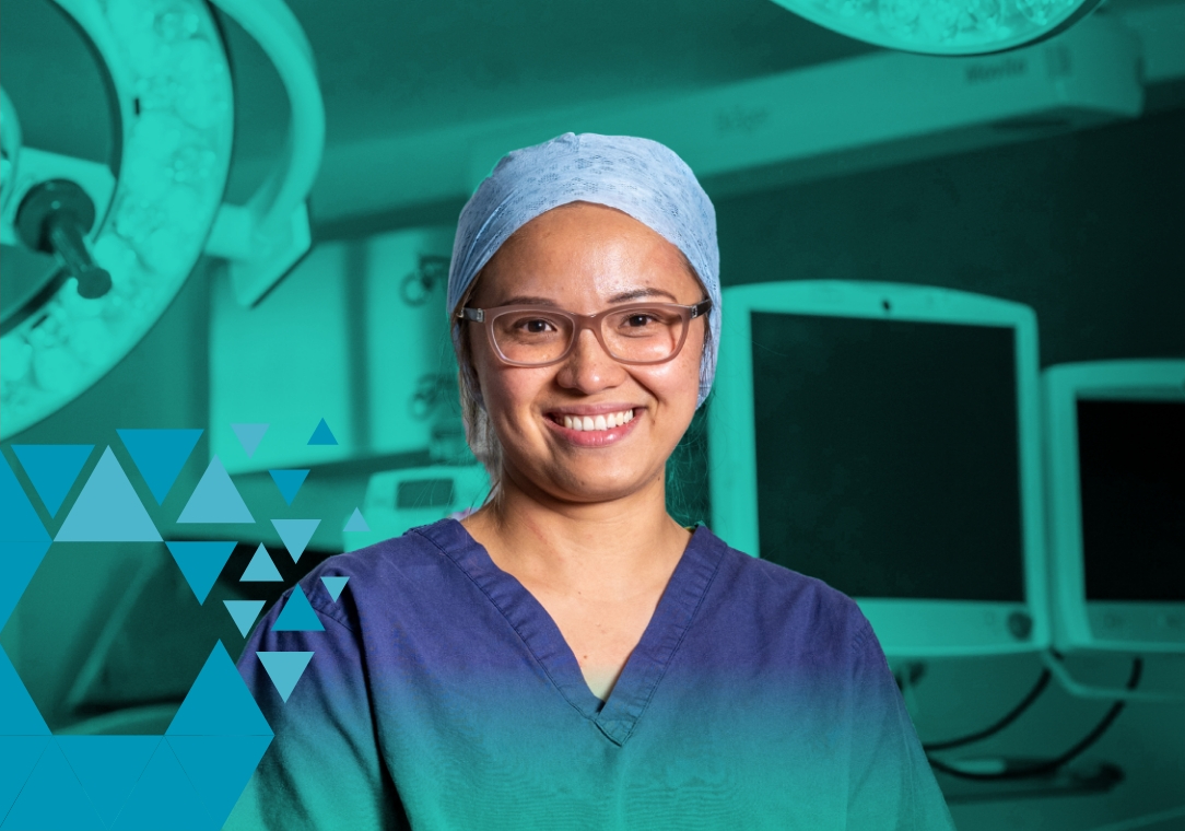 Clinical team member at work